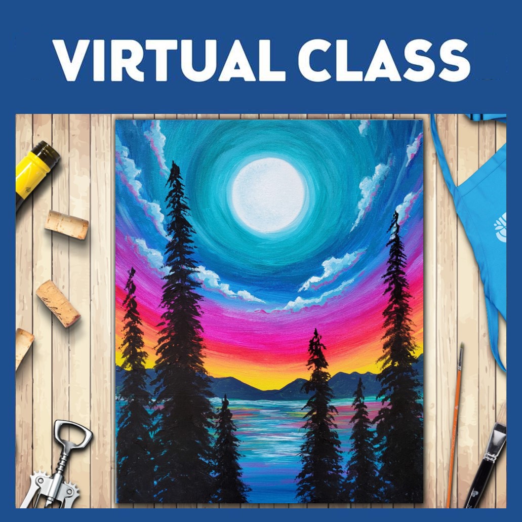 Live Virtual Class 4/10 Moon Rise Forest